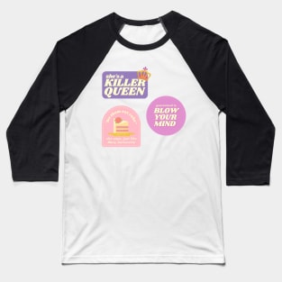 Killer Queen - Design Pack Baseball T-Shirt